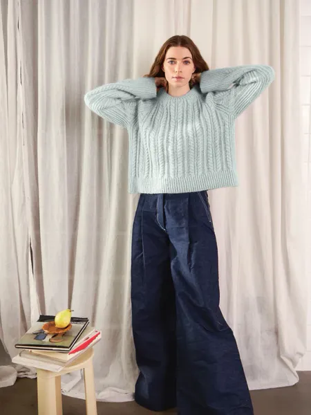 Hovedbilde Enkeltoppskrift / 2403 DIY / Nr. 10  Kaja sweater
