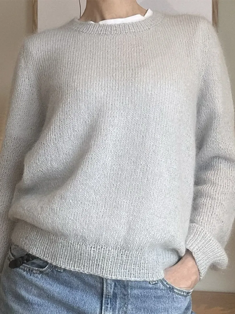 Enkeltoppskrift / leKnit / LHS-70  Maria blouse