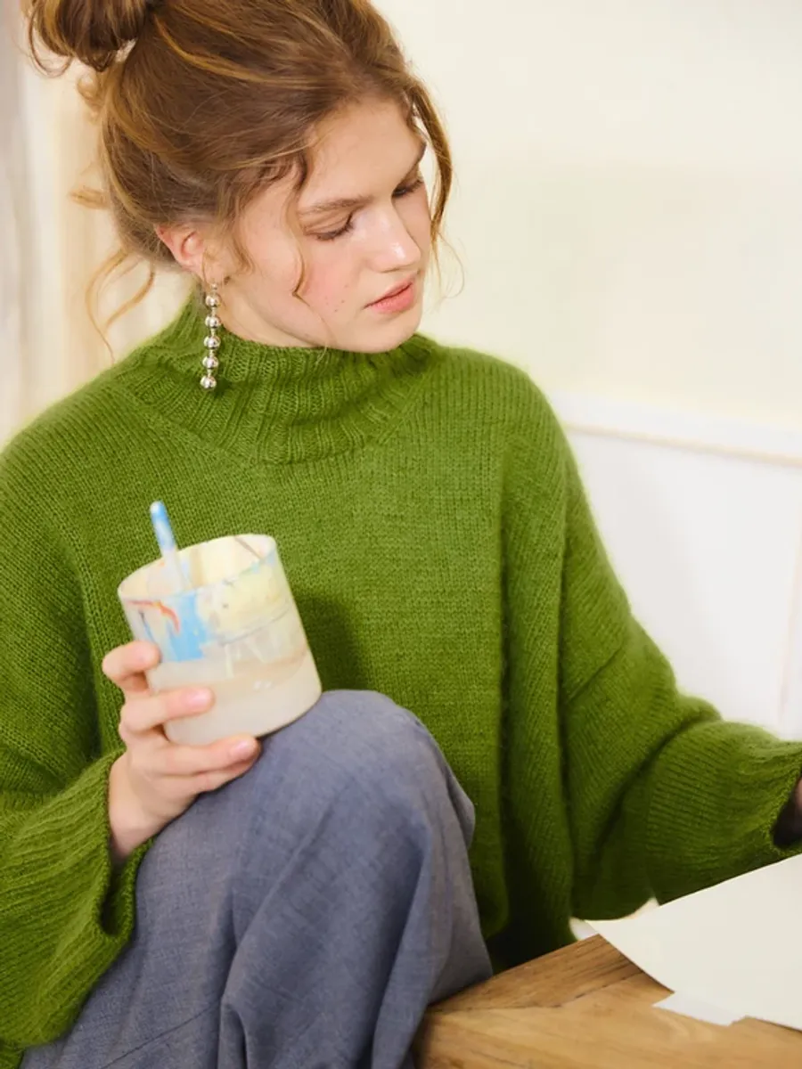 Enkeltoppskrift / 2502 DIY / Nr. 7b  Mindy sweater