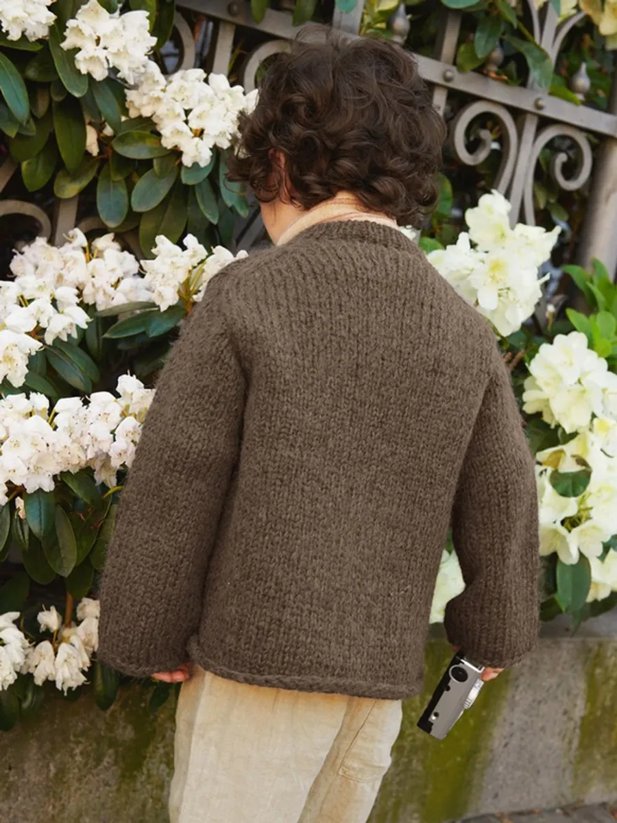 Enkeltoppskrift / 2408 Mykt til barn / Nr. 2b  Kinsley Sweater Junior